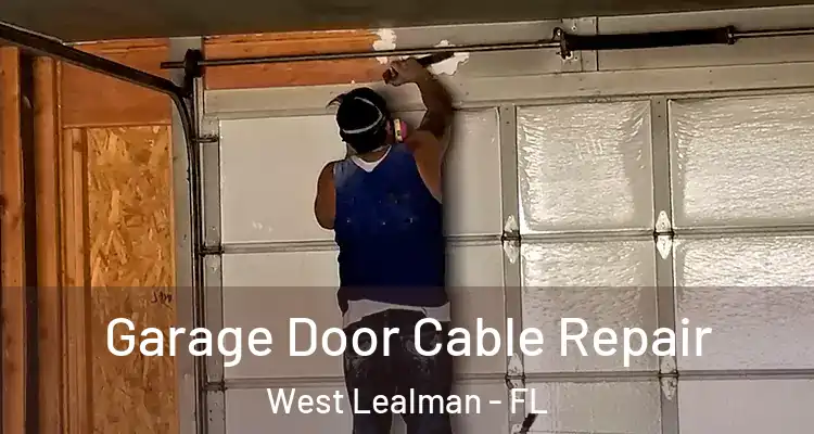 Garage Door Cable Repair West Lealman - FL