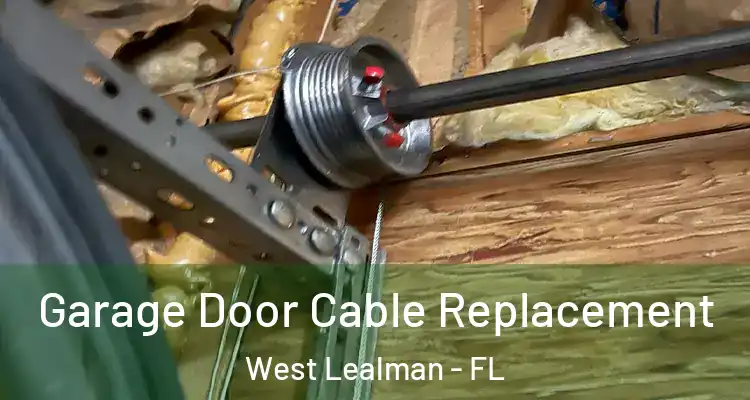Garage Door Cable Replacement West Lealman - FL
