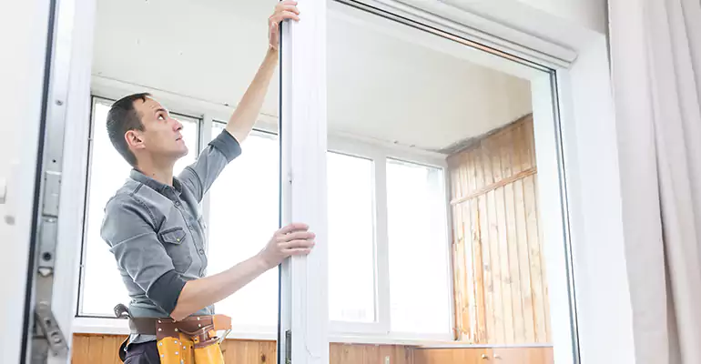 Aluminum Storefront Door Repair in West Lealman, FL