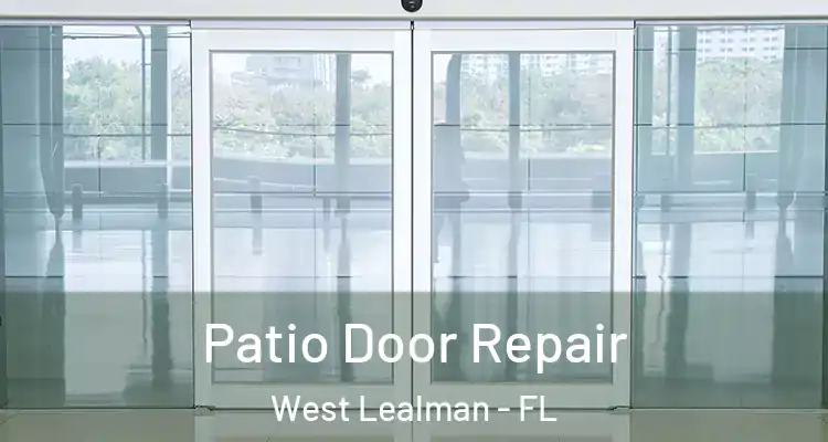 Patio Door Repair West Lealman - FL
