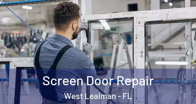  Screen Door Repair West Lealman - FL
